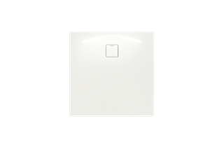 Kaldewei Duschwanne ALUVIA Ablaufloch d= 90mm, 100x100x20cm, weiß