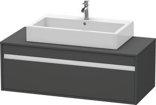 Duravit Waschtisch-Unterschrank Ketho 120x55cm, gr m, f AWT m, 1 Ausz., wandh
