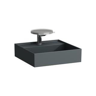 Laufen Aufsatzhandwaschecken KARTELL 46x46cm, o. ÜL, o. Hahnl., graphit matt