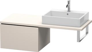 Duravit Unterschrank L-Cube 62x54,7cm, Tau ma, für Konsole, 1 Auszug
