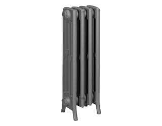 HG-TEC Gussradiator Stockholm RAL 7022 5 Gl. BH 760 NA 600 BL 300 BT 144