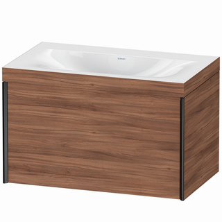 Duravit WT-Unterschrank c-bonded XViu 80x48cm, 1 AZ, o HL, s m, R C, Nussb Nat
