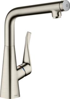 hansgrohe SPT-EHM 320 Metris Select M71 1jet, Edelstahl-Optik