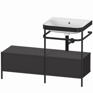 DU MWT m.Metallk,HD2+,1SK l, 2 HL, 850x 1200x490mm,bs,gra. Supermatt ES Nu. bs