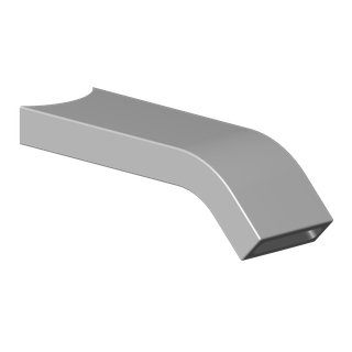 DO Auslauf ERSATZTEILE 092822239 121 x 34 x 38 mm Platin