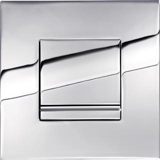 FORMAT Tec Urinal-Abdeckplatte Delos glanzchrom, Kunststoff