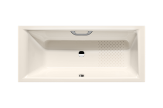 Kaldewei Badewanne PURO NEXT COMBI 1435 170x80x41cm, Loch Antislip, pergamon