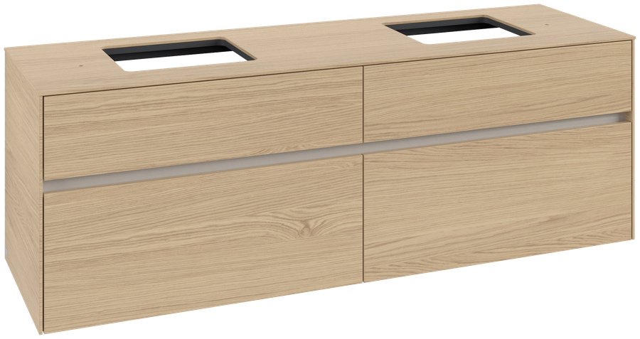 Artikelbild 1 des Artikels „V&B Waschtischunterschrank Collaro 160x54,8x50cm, f 2 WT, nordic oak nordic oak“