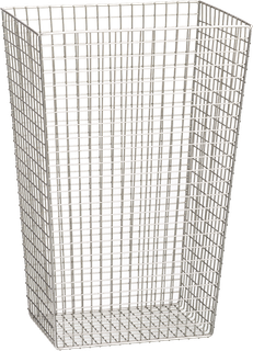 AR Abfallbehälter, RODAN, Edelstahl, 440x628x315 mm, ca. 61 l