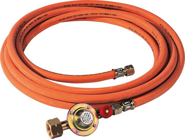 Artikelbild 1 des Artikels „Regler-Schlauch-Set 12kg/h 4bar/SBS Komb.A x G3/8LH UEM HD6,3x5-10000 “
