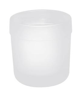 HEWI Becher 477 Glas matt weiß, flachbodig
