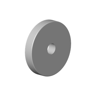 DO Rosette ERSATZTEILE 092774004 D 55 x 9,5 x D 11,1 mm Dark Platinum gebürstet