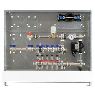 Strawa Mischstation FBM-63-H-W1-WMZ-C69 8 HK, 1025x760-890mm, f Fußbodenheizung