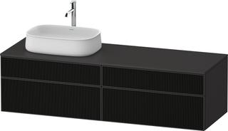 Duravit Waschtisch-Unterschrank Zencha 160x55cm, B L, G s Lin/gr matt, Nussb re