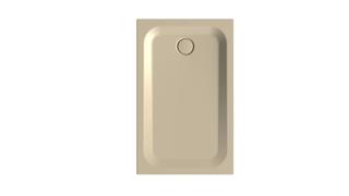 Duschwanne BetteUltra 1670 120x75x3,5cm, Anti/Pro, Mini-WT, sand