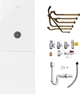 BOSCH Gas-BW-Basic-Paket BOPA GC-B5307 GC5300i WM 24/100S + waagr. Anschluss