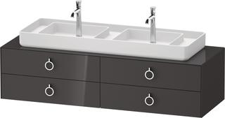 Duravit WT-Unterschrank White Tulip 160x55cm, 4 L m G, gra g, E bs/o B