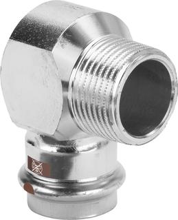 Viega Winkel Temponox 1714.1 22mmxR 3/4, 90Gr, St. n. rost, SC-Contur