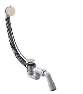 hansgrohe Komplettset Flexaplus S Ab- und Überlaufgarnitur, brushed nickel