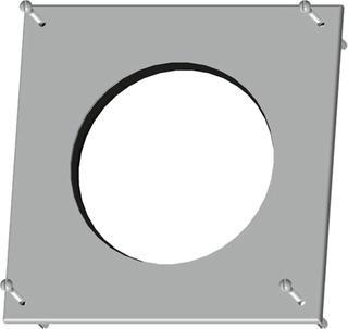 Wolf Rosette DN 125, w, ek, z. Abd. d. Mauerdurchbr.