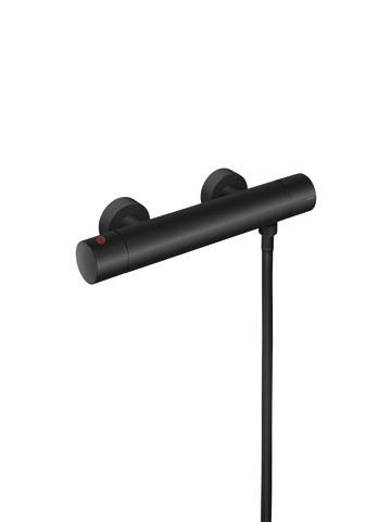Artikelbild 1 des Artikels „HEWI Brause-Thermostat AQ SAFE TOUCH rund, pulverbeschichtet schwarz tiefmatt pulverbeschichtet schwarz tiefmatt“
