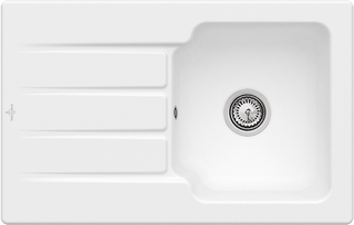 V&B Spüle Architectura 45 Spülbecken, stone white CeramicPlus