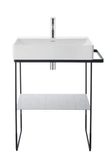Duravit Möbel-WT geschliffen DuraSquare 50x47cm, o. ÜL, m HLB, 1 HL, we WG