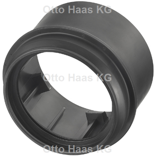 HAAS PE-Übergangsstück 90/110mm, s, verschw., f PE-WC-Anschlbo.