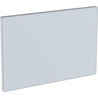 Geberit Abdeckplatte Omega Glas weiß, Zinkdruckguss
