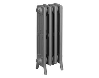 HG-TEC Gussradiator Stockholm RAL 7022 15 Gl. BH 658 NA 500 BL 900 BT 144