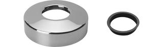 ASW Abdeckrosette m Gleitr., MS verchr., für Rohr d= 25mm