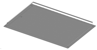 Wolf Revisionsklappe FWL-F-100 zu Deckengerät FWL-F-100, 1110x750mm