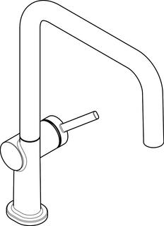 hansgrohe Spültisch-Einhebelmischer 220 Talis M54 1jet