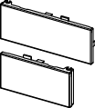 TECE WC-Betätigungsplatte TECEsquare Glas, chrom glänzend