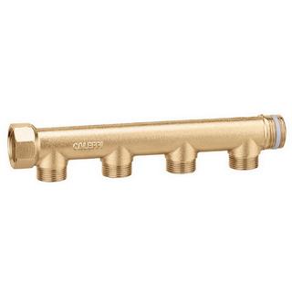 CA Verteilerbalken 1 1/4" 2 Abgänge mit 1/2" AG, 60 mm