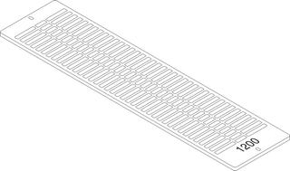 BOSCH Ersatzteil TTNR: 87183404120 Aufsteckgitter 30/33-1200 RAL9016 everp
