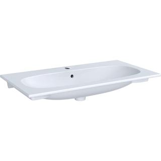 Geberit Möbel-Waschtisch Acanto 90 x 48 cm, mit Hahnloch, mit Überlauf