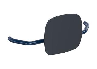 HEWI Rückenstütze 801 Wandabst. 230mm, Lehne anthr, stahlblau