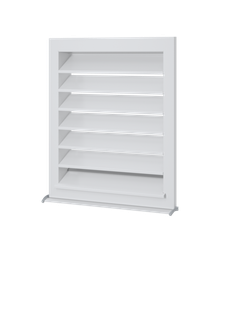 STIEBEL Wetterschutzgitter LGWS 315 FHH GL, weiß, Aluminium