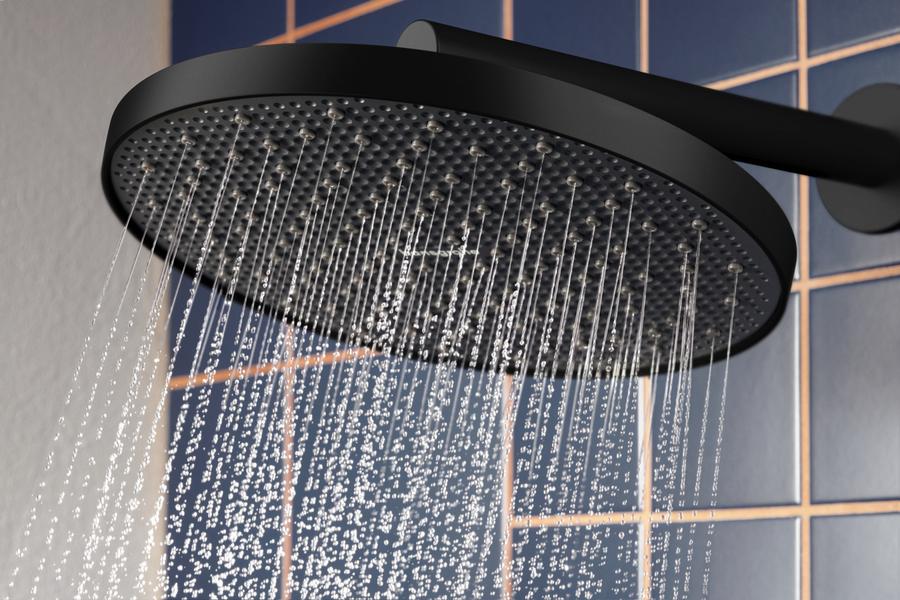 Artikelbild 7 des Artikels „hansgrohe Kopfbrause ACT S 1j, DN15, EcoSmart, 8 l/min, mattschwarz 7,2 l/min | mattschwarz“