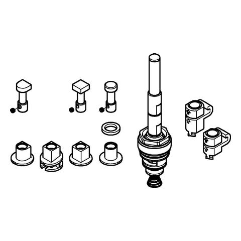 Artikelbild 2 des Artikels „GROHE Umstellung 48445 für UP-EHM Wanne 50mm chrom “
