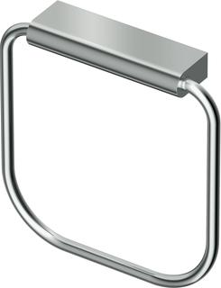 IS Handtuchring Connect eck., schwenkb., m Bef.-Satz, verchromt