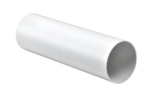 Zehnder Wandeinbaurohr rund, 100mm, 350mm lang, weiß