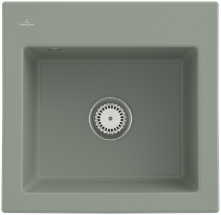 V&B Spüle Subway 50 S m Abl.garn, Hand., m green CeramicPlus