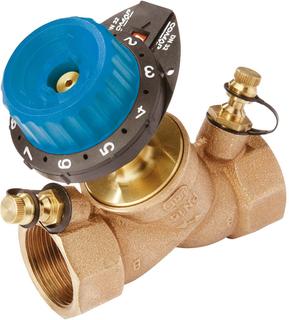 Flamco Strangregulierventil 751 DN15, G1/2 F, m red. Kv-W., Rad bl., RG