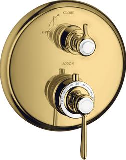 hansgrohe Fertigmontageset Axor Montreux UP-THM, m Absp-vtl, Hebel, pol. gol opt