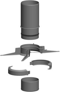 ATEC Montage-Set PolyTop DN 110, für Rohr flexibel