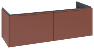 V&B Waschtisch-Unterschrank Subway 3.0 127,2x42,9x47,8cm, m LED/Gr. mon., wine