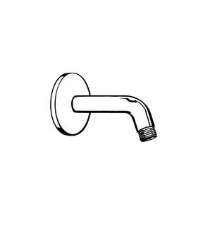 hansgrohe Brausearm Wandmontage, chrom