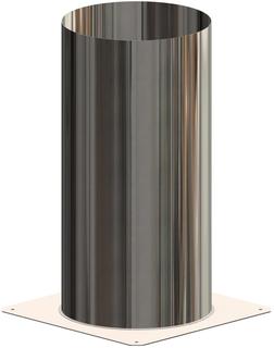 ATEC Festbrennstoffzugerhöhung PolyTop 333x333mm, Erhöhg. d 250mm, Ziegelschons
